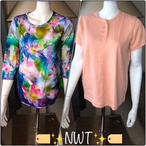 🏷Leo & Nicole, Blair Pointelle Top Set - Size S